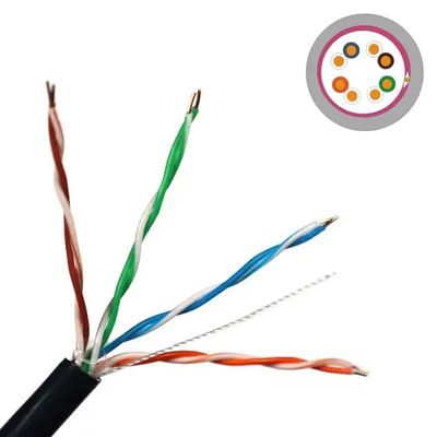 Cable UTP de rede segura de categoria 5e com material de condutor CCA de cobre