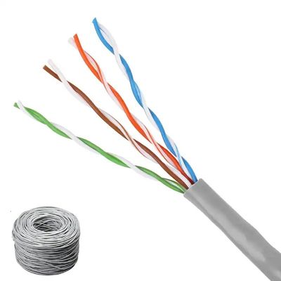 Cable de rede de 300V Categoria 5e Condutor de cobre / CCA com 1000Mbps