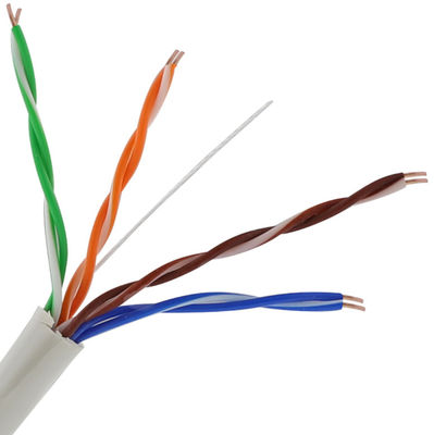 Rede LAN Cable do HDPE 24AWG Cat5e, 100 Ft de cabo ethernet UTP de Cat5e