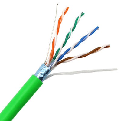 HDPE Cat5e LAN Cable do PVC do twisted pair 4P, ftp de UTP do cabo de 24AWG Cat5e