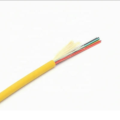 Costa interna blindada do cabo de fibra ótica 12 de GJPFJH 6B6 0.9mm