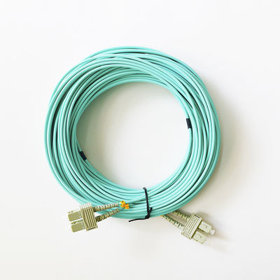 SC frente e verso/UPC milímetro OM3 cabo de remendo de fibra ótica de 2.0mm/de 3.0mm