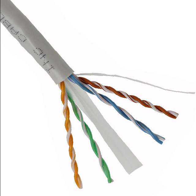 SF/UTP 6 emparelha o gato 6 UTP interno Lan Cable de 24AWG 23AWG Cat5e