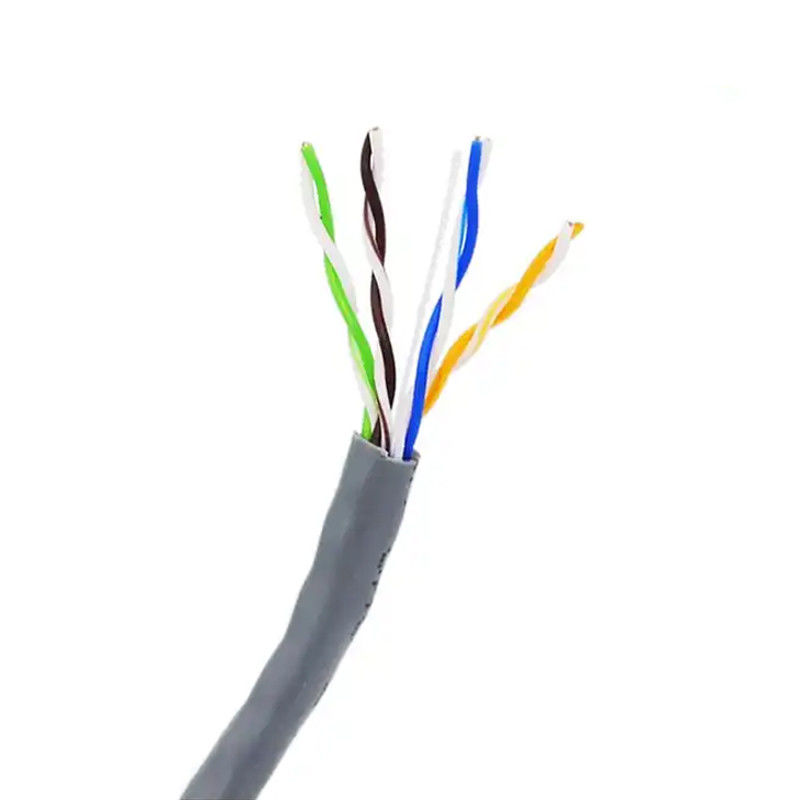 Rede eficiente com material de chapa de PVC do cabo Ethernet da categoria 5e