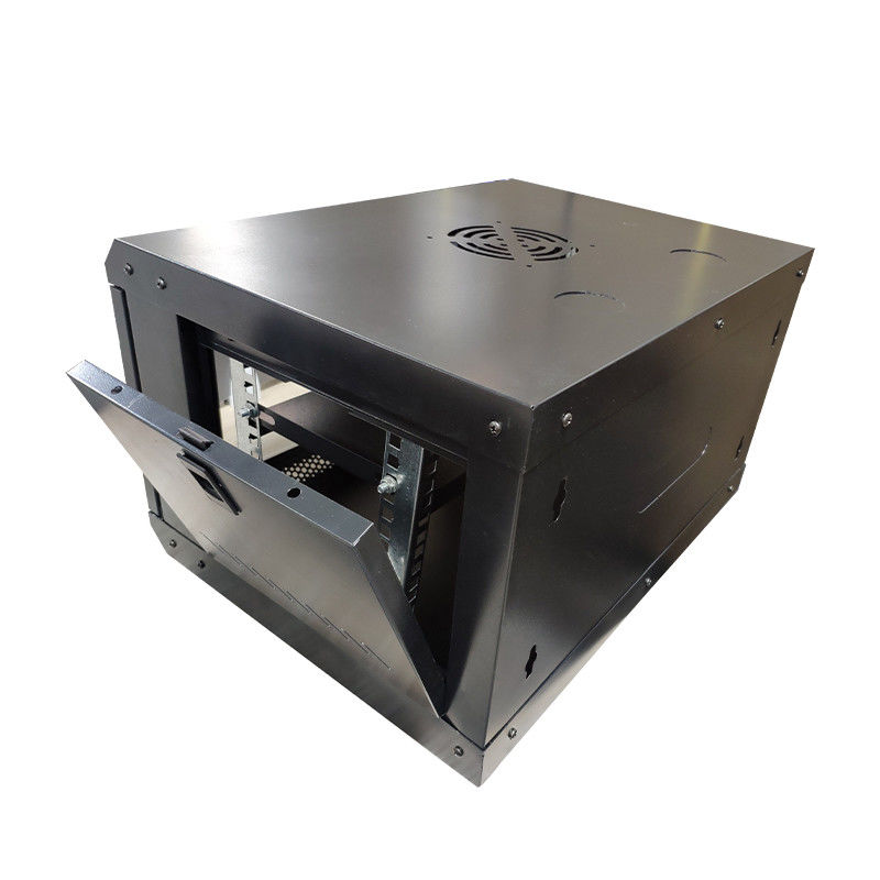 4 Rack de rede trancável com furos de ventilação para armazenamento eficiente