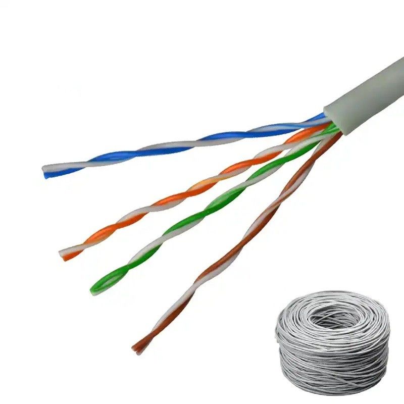 Cable RJ45 LAN Categoria 5e 24 AWG Gauge do condutor PVC Jacket para conectividade sem costura