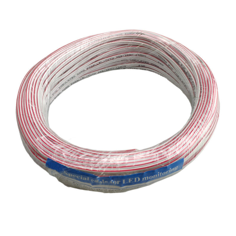 19 AWG Cable de energia de 100m de comprimento para monitoramento LED de dois cabos