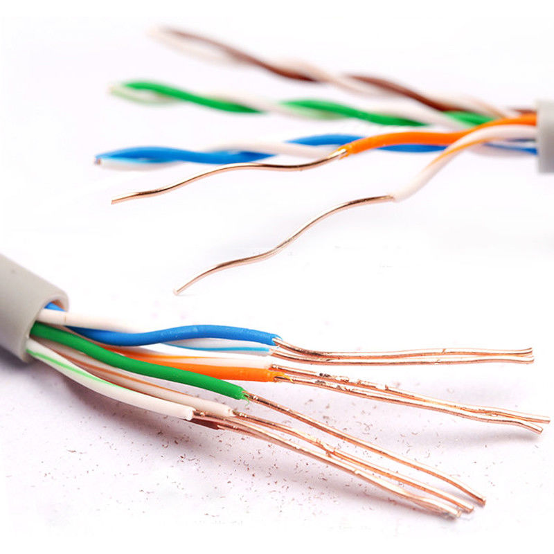 twisted pair 4P Cat5e LAN Cable, gato 5e 4p de 0.56mm 1000ft de 1000ft UTP