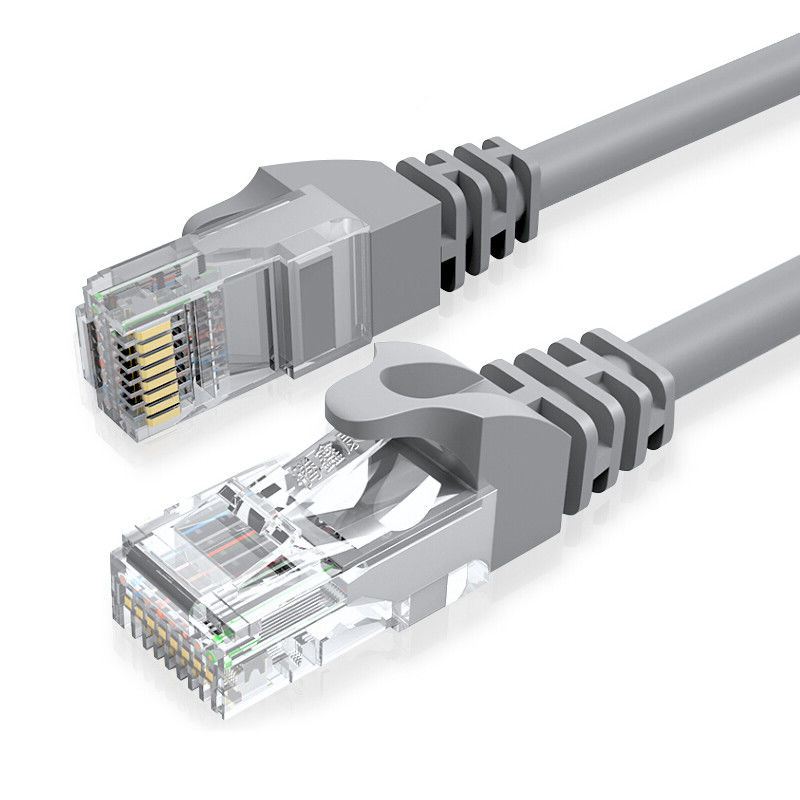 UTP 4 EMPARELHA o cabo de remendo de 24AWG 1M Cat 5e, 50 Ft de cabo ethernet de Cat5e