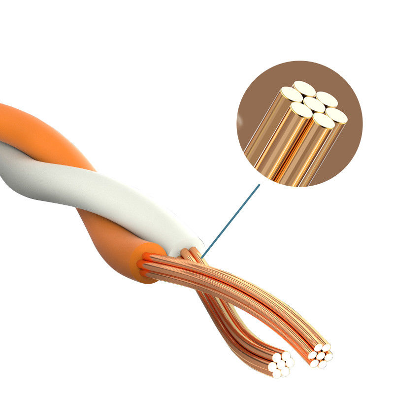 UTP 4 EMPARELHA o cabo de remendo de 24AWG 1M Cat 5e, 50 Ft de cabo ethernet de Cat5e