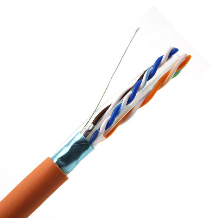 1000ft 2 pares 4 pares de Al Tape Cat 6 LAN Cable, protegeu o cobre do CCA do CU do cabo ethernet do gato 6