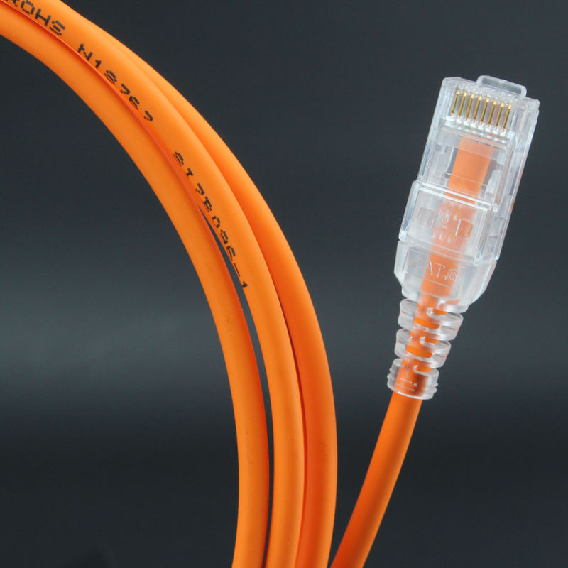 Cabo de remendo estável de alta velocidade do PVC Cat6 de LSZH, 1000 Ft de cabo ethernet de Cat6