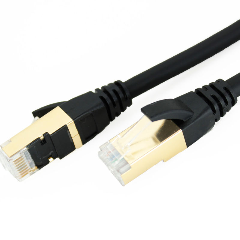 Cabo de remendo feito sob encomenda da tomada Cat7 do ftp SFTP Rj45 do CE ROHS, cabo ethernet 1000ft do gato 7
