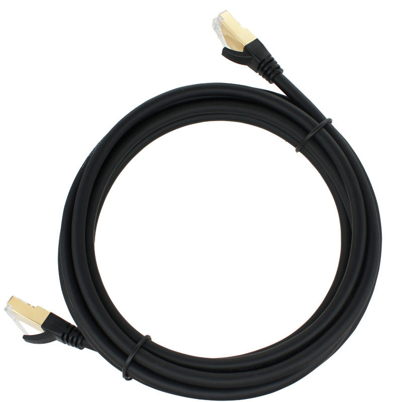 Cabo de remendo feito sob encomenda da tomada Cat7 do ftp SFTP Rj45 do CE ROHS, cabo ethernet 1000ft do gato 7