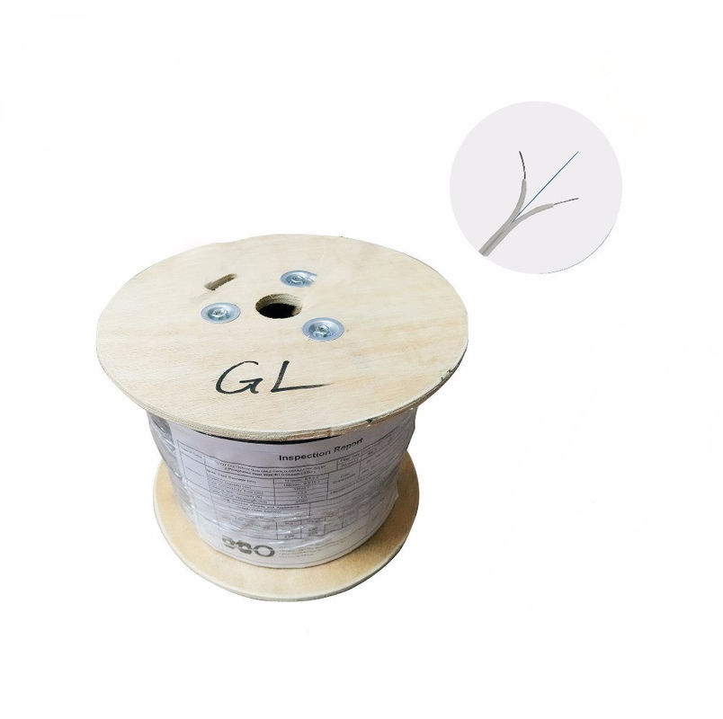 Cabo pendente G657 do núcleo FTTH do núcleo 2 do fio 1 da fibra ótica