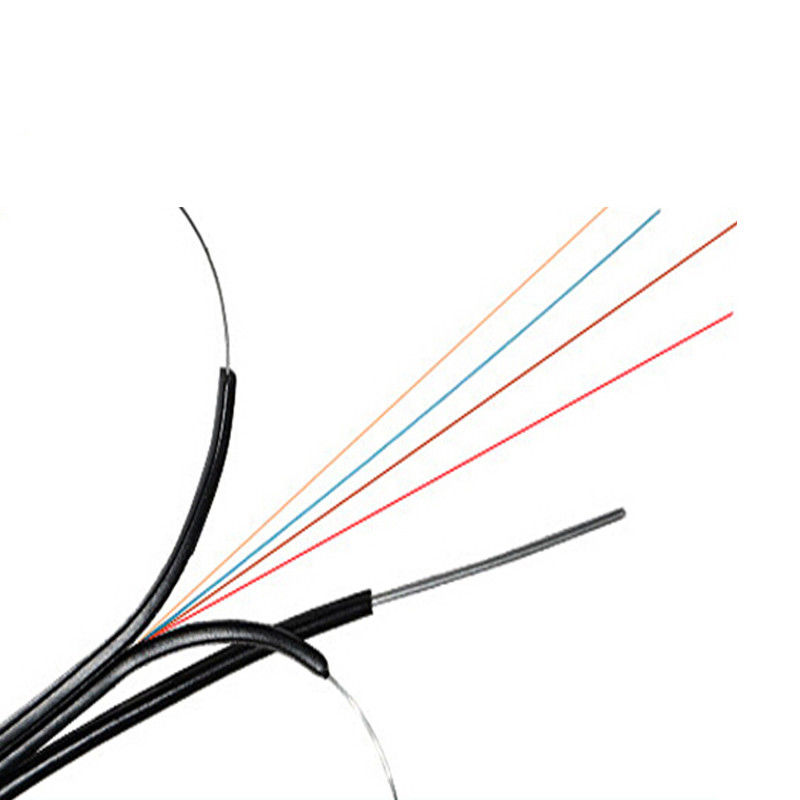 Cabo pendente FTTH GJYXCH da fibra ótica do fio de aço do apoio do auto de 2 núcleos