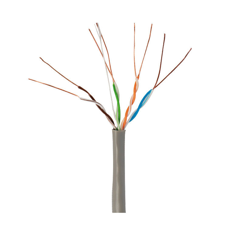 Rede LAN Cable Customized Jacket da categoria 5 de Cat5e U/UTP 0.5m