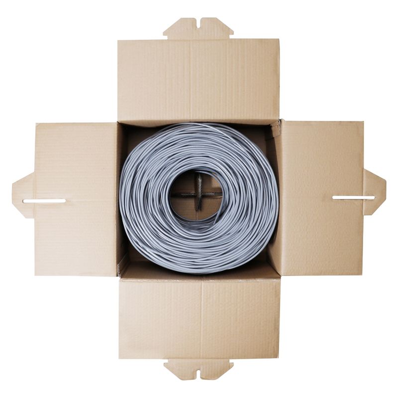 o ftp Cat6 de 305m torceu o cobre do ftp de Lan Cable Ethernet Shield da rede do cabo