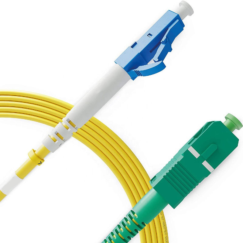 Cabo de remendo frente e verso 1M da fibra ótica do único modo do SC APC Length
