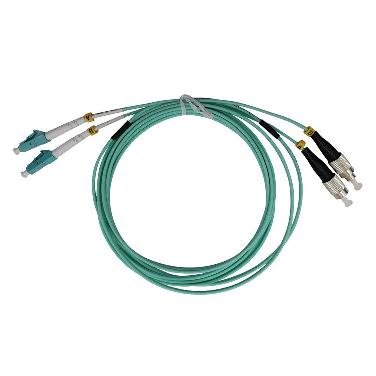 Cabo de remendo OM3 LC/UPC-FC/UPC milímetro DX 2.0mm LSZH