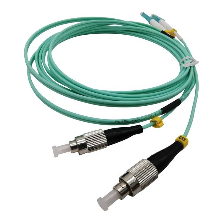 Cabo de remendo OM3 LC/UPC-FC/UPC milímetro DX 2.0mm LSZH