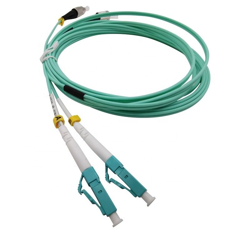 Cabo de remendo OM3 LC/UPC-FC/UPC milímetro DX 2.0mm LSZH