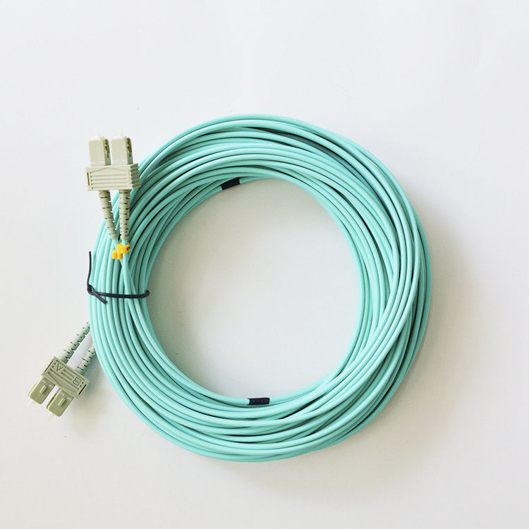 SC frente e verso/UPC milímetro OM3 cabo de remendo de fibra ótica de 2.0mm/de 3.0mm