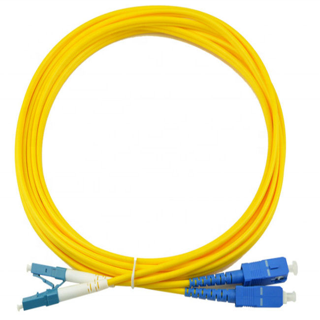 Cabo de remendo Sc-Lc frente e verso para a exportação do cabo de remendo da fibra ótica de Ftth