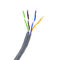 Rede eficiente com material de chapa de PVC do cabo Ethernet da categoria 5e