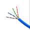 24AWG 4 do PE pares do CU CCA Cat5e LAN Cable For Computer do revestimento de PVC