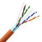 1000ft 2 pares 4 pares de Al Tape Cat 6 LAN Cable, protegeu o cobre do CCA do CU do cabo ethernet do gato 6