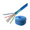 4P twisted pair interno 0.57mm Cat6 LAN Cable, cabo Cat6 azul