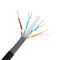 rede LAN Cable Double Sheath de UTP Cat6 do PE do PVC de 305M