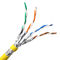22AWG revestimento de PVC 305m do ftp LSZH CAT8 LAN Cable, cabo ethernet do gato 8