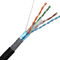 0.56mm Rj45 Cat6 LAN Cable, impermeável exterior do cabo Cat6 subterrâneo