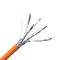 Ftp LSZH Cat6A LAN Cable, cabo ethernet de Cat6a 1000 Ft com CE RoHS