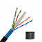 24AWG rede LAN Cable do ftp do protetor 305M Roll Pure Copper