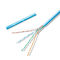 Ftp Cat5 Lan Cable Nylon Rip Cord da isolação do HDPE