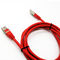 Rede Ethernet vermelha Lan Cable do ftp Cat6e de UTP 0.5m 1m 2m
